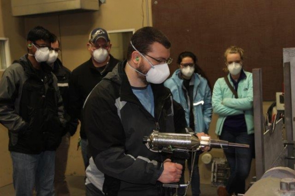 University of Akron Students Visit ASB Industries